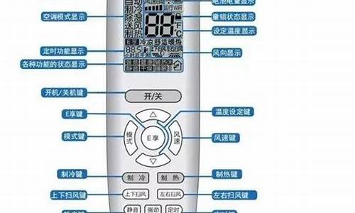 空调遥控器模式符号图解_空调遥控器模式符号图解大全